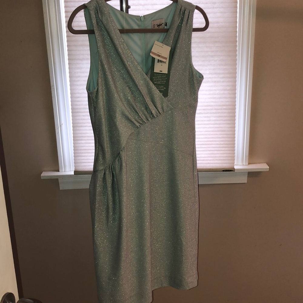 J.Taylor sea glass color dress